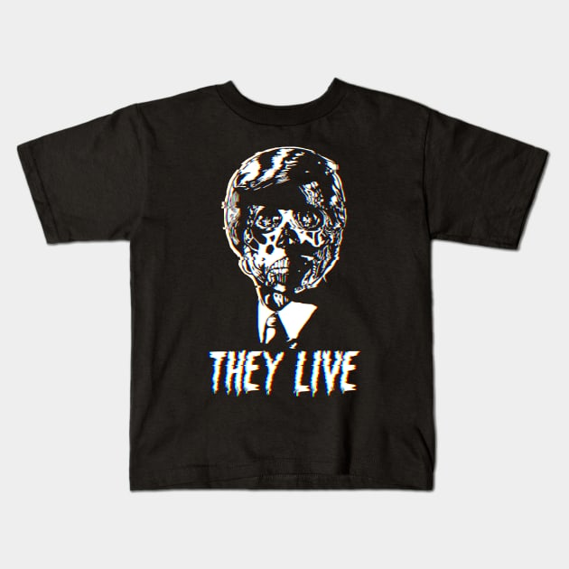 They Live - 80s effect Kids T-Shirt by TheSnowWatch